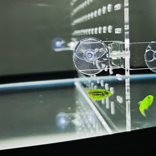 Aquarium Divider 10/15/20/25/29/30/40 Breeder 65/75/90/125/150 GallonFish Tank Divider Clear with Suction Cups Accessories