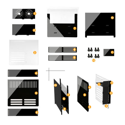 Adjustable Sump Baffle Kit - Refugium Kit - Reef Aquarium - Saltwater Aquarium Filter System- Protein Skimmer Sump