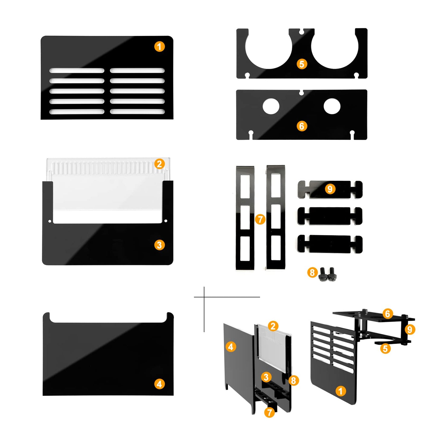 Adjustable Sump Baffle Kit - Refugium Kit - Reef Aquarium - Saltwater Aquarium Filter System- Protein Skimmer Sump