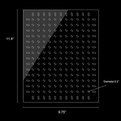 Aquarium Divider 10/15/20/25/29/30/40 Breeder 65/75/90/125/150 GallonFish Tank Divider Clear with Suction Cups Accessories