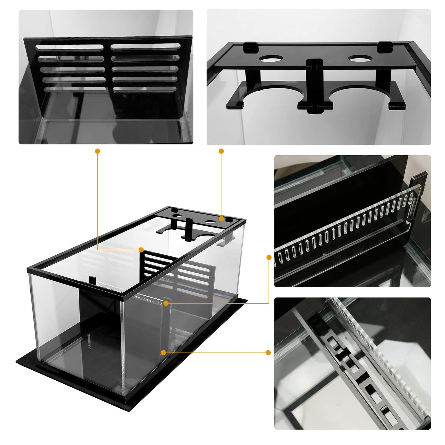 Adjustable Sump Baffle Kit - Refugium Kit - Reef Aquarium - Saltwater Aquarium Filter System- Protein Skimmer Sump